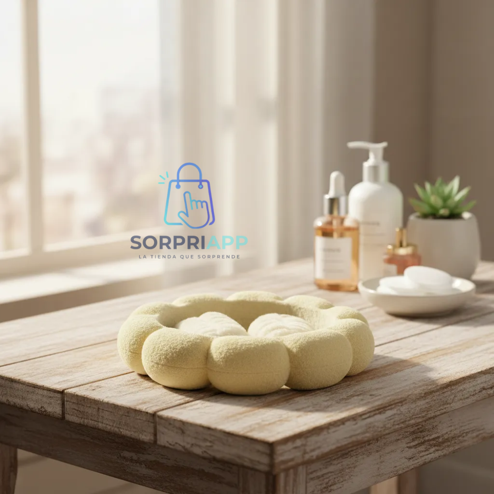 Set Spa Diadema Muñequera Skincare Cintillo Maquillaje