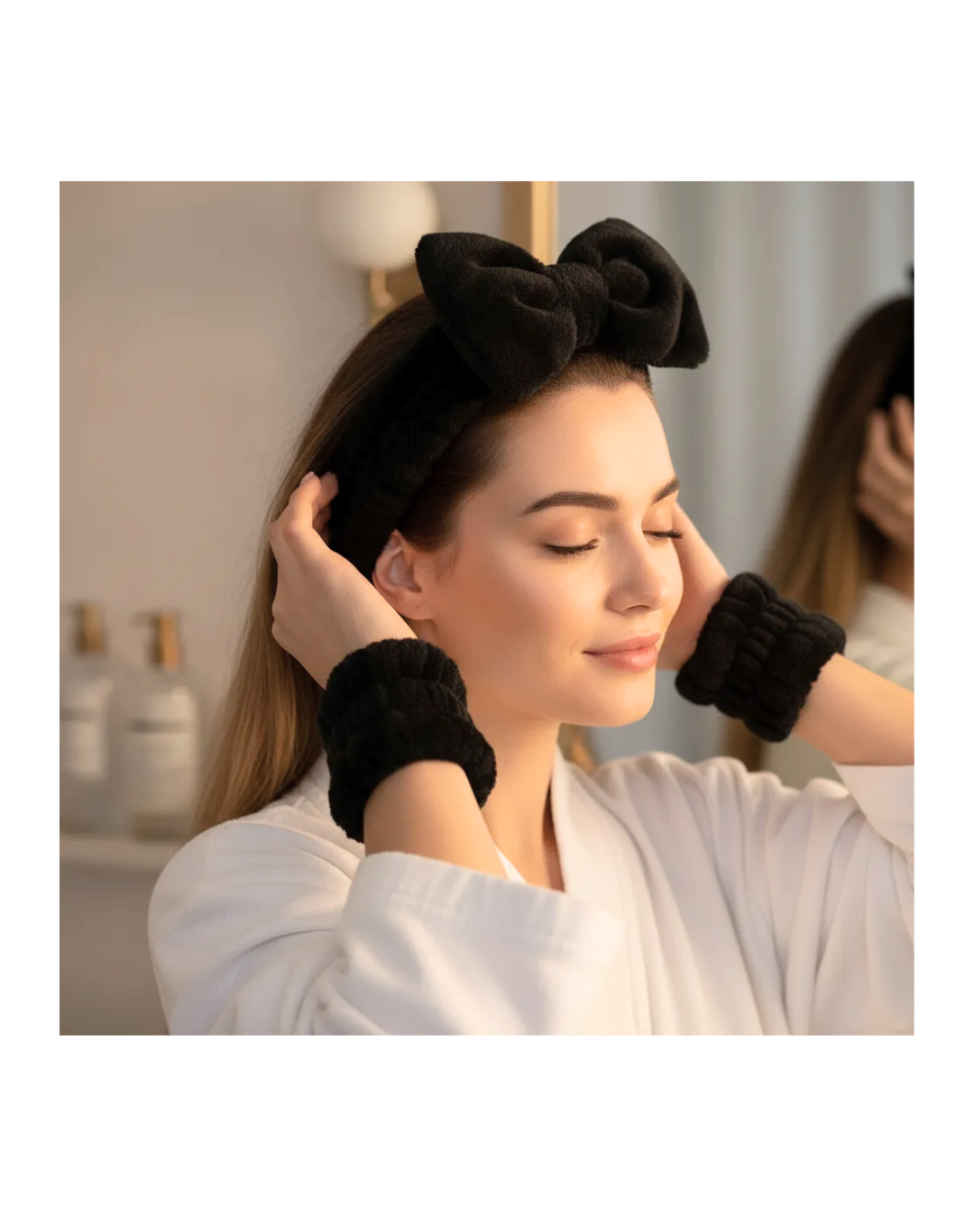 Cintillo Muñequera Skincare Mquillaje