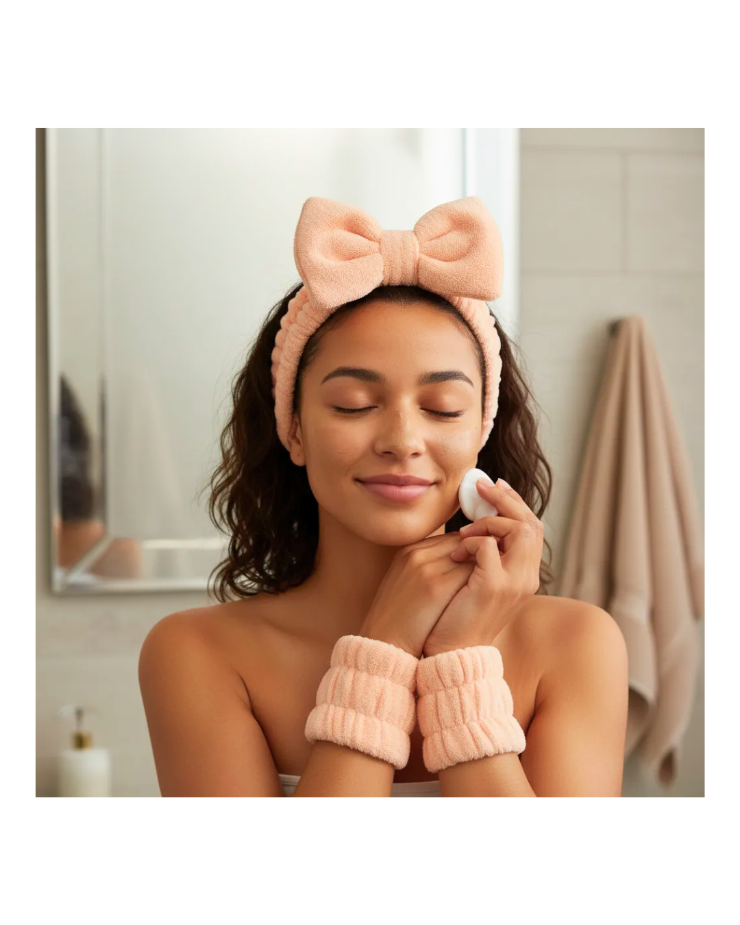 Cintillo Muñequera Skincare Mquillaje