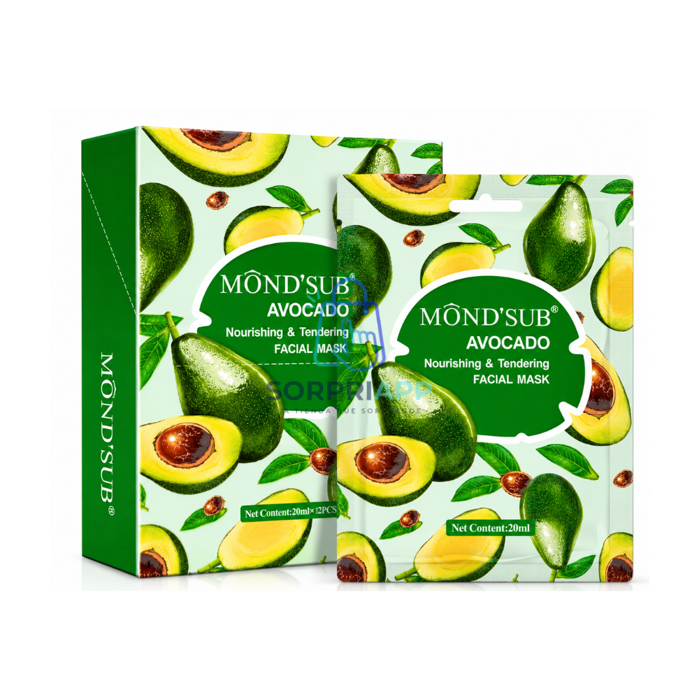 Kit 50 Mascarillas Faciales Hidratantes Surtidas Skincare Spa