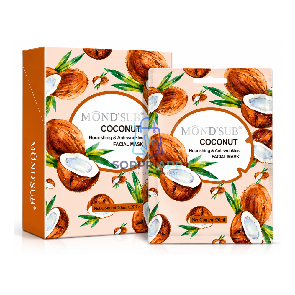 Kit 50 Mascarillas Faciales Hidratantes Surtidas Skincare Spa